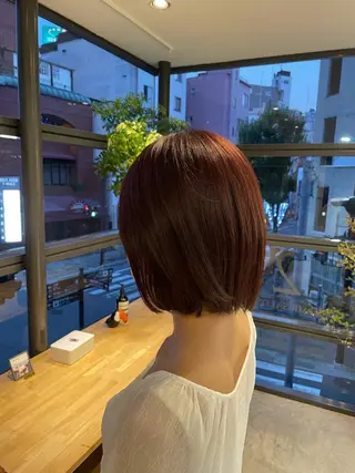 ミディアム 菅原 彩加のヘアスタイル
