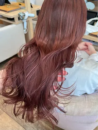 ロング カラー 暖色カラー/似合わせ カット/名古屋/辻のヘアスタイル