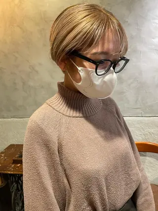 ショート さの あやねのヘアスタイル