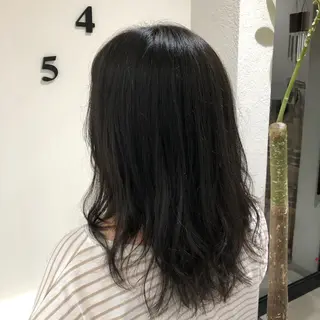 セミロング ヘアケアは お任せ✨✨中田早紀のヘアスタイル