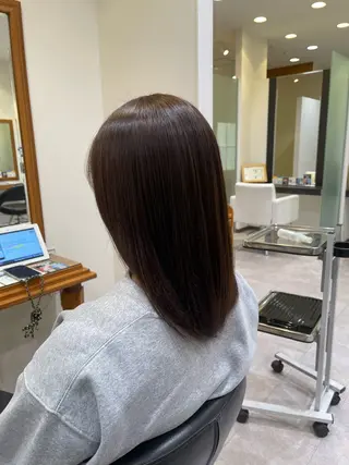 セミロング カラー ✂︎髪質改善・ Yuitoのヘアスタイル
