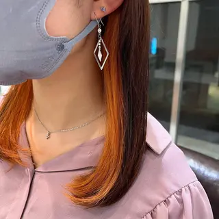 セミロング 白髪染め /増田桃子のヘアスタイル