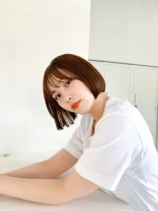ミディアム 山中 束真のヘアスタイル