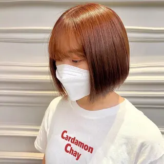 ミディアム カラー ジャンクロードビギンギンザルグラン所属・🫧無料カットモデル 吉野志保🫧のヘアスタイル