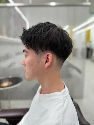 ショート メンズ ボブ ショート 髪質改善  相澤晃希のヘアスタイル