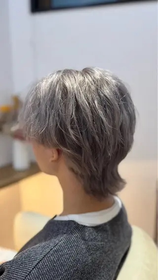 メンズ せいと/ウルフ/ ハイトーン/インナーのヘアスタイル