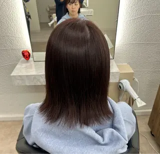 ミディアム カラー 玉川 京のヘアスタイル