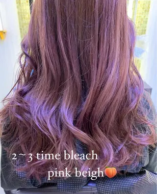 ロング カラー 似合わせカットカラー ♡佐藤捺美のヘアスタイル