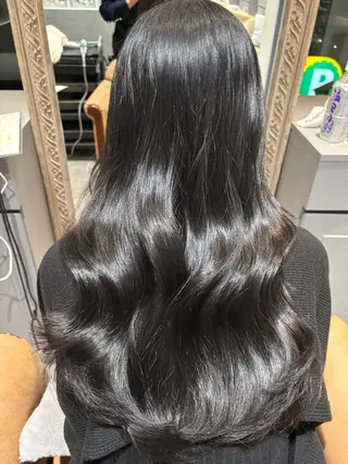 セミロング カラー 透明感カラー/艶髪 髪質改善/AYARIのヘアスタイル