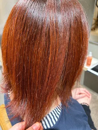 カラー 艶髪/韓国風🤍🖤 小林実央‎のヘアスタイル