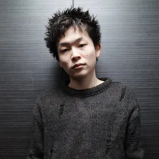 ショート メンズ ハイトーン/パーマ/ メンズ / 櫻本🌐のヘアスタイル