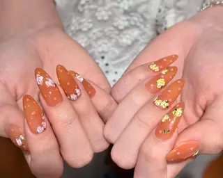 ネイル By moonネイル 🌷ワンホン/韓国風のネイルデザイン