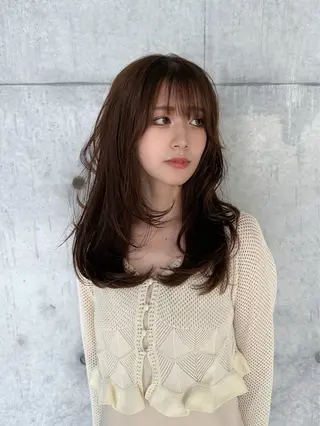 ロング カラー 誰よりも丁寧なカット 🍀小林輝のヘアスタイル