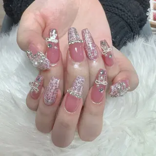 ネイル 🎀nana🫧 ワンホンネイル🎀のネイルデザイン