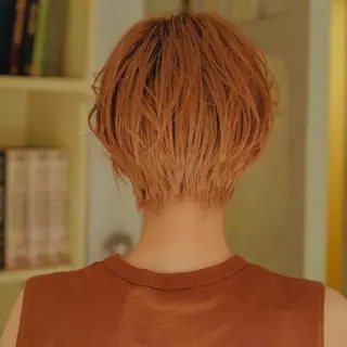 ショート カラー ハイトーン/ボブ/ ハイライト🌱ᩚ涼介のヘアスタイル