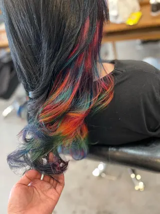 ロング カラー Style Tのヘアスタイル