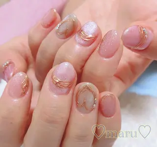 ネイル まるみ ♡のネイルデザイン