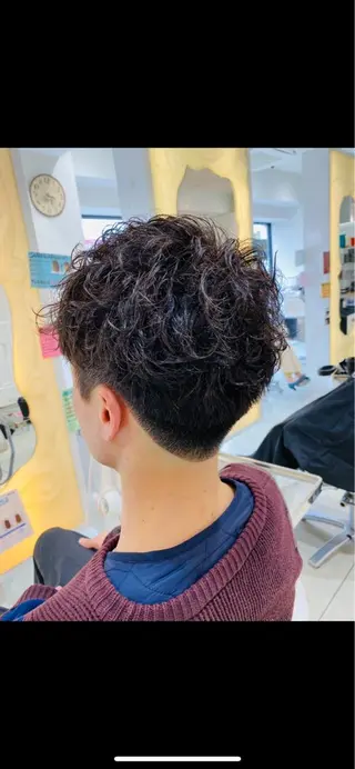 ショート パーマ メンズ 【sida茨木】小島 健太郎🫧✨のヘアスタイル