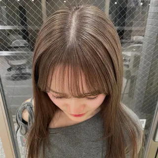 ロング カラー ZENKO国分寺所属・まるやま ひなこ/艶髪カラーのヘアスタイル