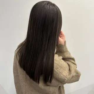 ロング アンニュイヘア/ 顔周りカット/眞弓萌のヘアスタイル