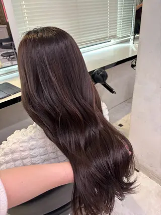 ロング カラー 💙ハイトーン韓国風 色白ヘア💙manaのヘアスタイル