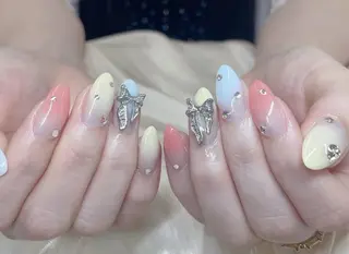 ネイル 🐳彩羽チップ 長さだし専門🐳のネイルデザイン