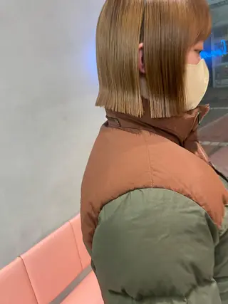 ショート Misaki /ボブ/縮毛矯正のヘアスタイル