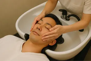 完全個室ヘッドスパ 艶カラー🌙FUKUのヘアスタイル