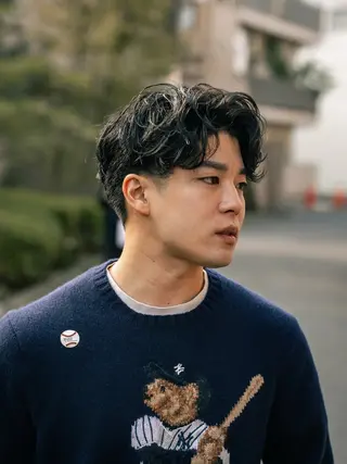 パーマ メンズ メンズ🔥 颯太のヘアスタイル