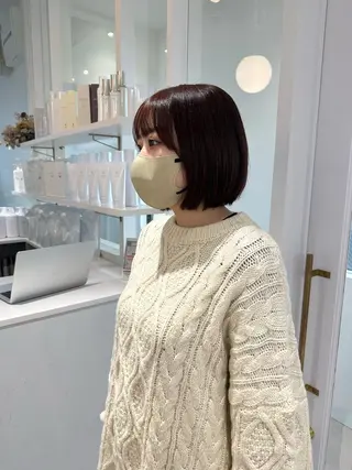 ショート カラー お洒落パーマ/ 艶カラー/michiのヘアスタイル