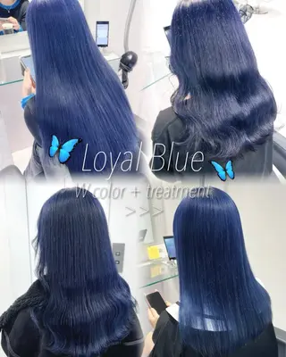 ロング カラー ヘアアレンジ 🦋重くない暗髪🦋 Hana🦋のヘアスタイル