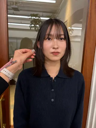 ミディアム レイヤー/顔周り/ 透明感/ののか💞のヘアスタイル