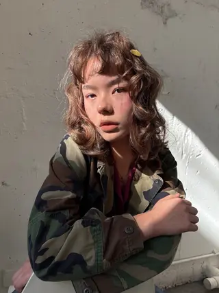 ミディアム ✴︎UNU ✴︎モエカのヘアスタイル