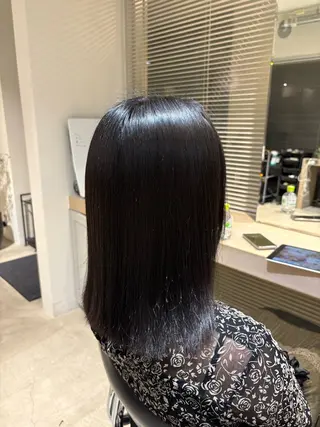 セミロング カラー SHEA.Aoyama所属・SHEA /縮毛矯正 イソダハルカのヘアスタイル