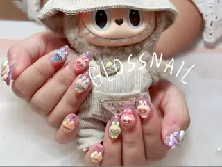 ネイル Gloss nail 💅yuna✨のネイルデザイン