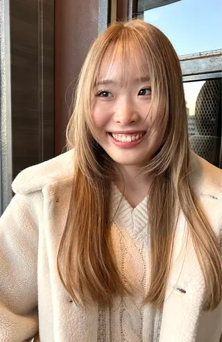 ロング the OSCAR所属・韓国ヘアスタイリスト Harukaのヘアスタイル