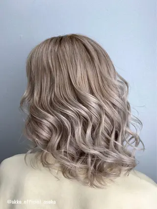 ミディアム カラー BAYhair salon所属・BAY ソウタのヘアスタイル