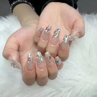 ネイル 🎀nana🫧 ワンホンネイル🎀のネイルデザイン