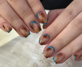 ネイル By moonネイル 🌷ワンホン/韓国風のネイルデザイン