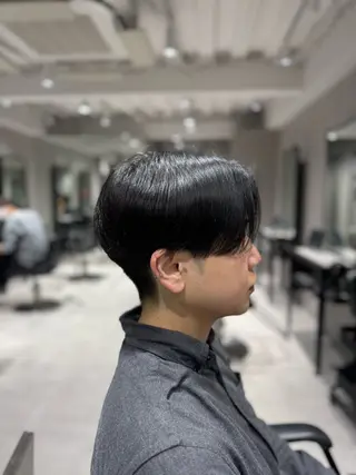 メンズ 曲がる縮毛/カルマパ ーマ/池袋/横村大全のヘアスタイル