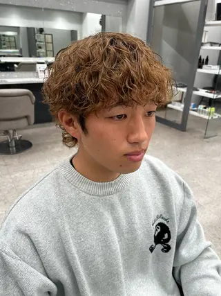 パーマ メンズ 🍐シャドウパーマ メンズ特化/守岡🍐のヘアスタイル