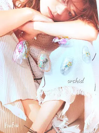 ネイル orchid ♡オーキッドのネイルデザイン