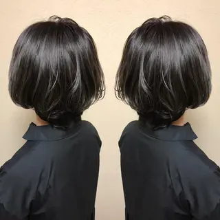 ショート カラー 透明感カラー・ 髪質改善🩵イケダのヘアスタイル