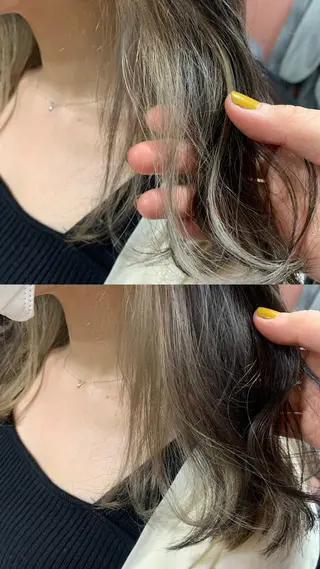 セミロング カラー chouette/ 根本優希のヘアスタイル