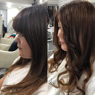 セミロング ヘアアレンジ 🦋美髪／エクステ 🦋アベイクミのヘアスタイル