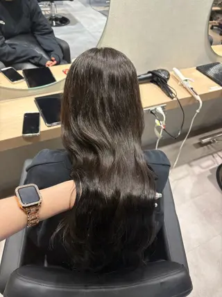 ロング カラー ヘアアレンジ mok所属・mok 🫧ayaneのヘアスタイル