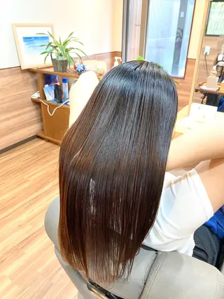 ロング パーマ Annon プライベートサロンのヘアスタイル