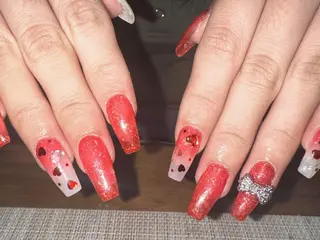 ネイル na🎀🎀na ちゅるちゅるのネイルデザイン