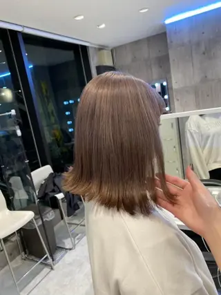 ミディアム カラー メンズ🌈パーマ💎 MIYUのヘアスタイル