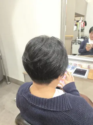 ショート 暖色🍎透明感カラー 🩵小林かりんのヘアスタイル